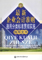 最新企业会计准则通用分类标准贯彻实施指导全书 第2卷