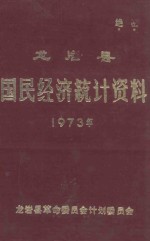 龙岩县国民经济统计资料 1973