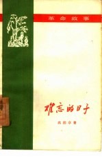 难忘的日子 革命故事