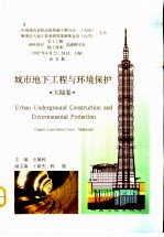 城市地下工程与环境保护 大陆卷