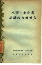 小型工商业者组织起来好处多