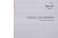 MODEL D23 SERIES OWNER'S MANUAL