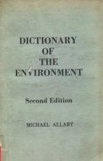 Dictionary of the environment