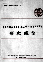 《我国周边主要国家(地区)技术经济实力研究》 研究报告