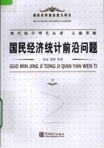 国民经济统计前沿问题 下