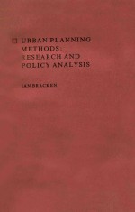 URBAN PLANNING METHODS:RESEARCH AND POLICY ANALYSIS