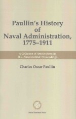 PAULLIN'S HISTORY OF NAVAL ADMINISTRATION