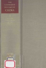 THE CAMBRIDGE HISTORY OF CHINA VOLUME 3 SUI AND T'ANG CHINA