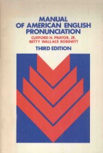 Manual of American English Pronunciation Third Edition