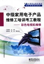 中级家用电子产品维修工培训考工教 彩色电视机维修