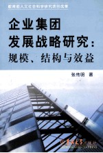 企业集团发展战略研究 规模、结构与效益