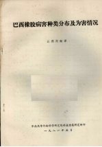 巴西橡胶病害种类分布及为害情况