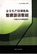 安全生产培训机构教师培训教材 非煤安全培训机构用