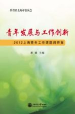 青年发展与工作创新 2012上海青年工作课题调研集