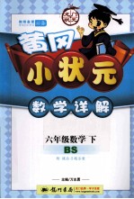 黄冈小状元数学详解 数学 六年级 下