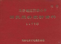 龙岩地区行政公署国民经济统计资料 1977年