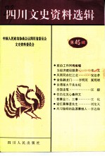 四川文史资料选辑 第45辑