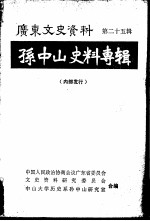 孙中山史料专辑