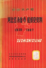 中国共产党河北省承德市组织史资料 河北省承德市政权系统组织史资料 河北省承德市地方军事系统组织史资料 河北省承德市统一战线系统组织史资料 河北省承德市群众团体系统组织史资料 1938-198