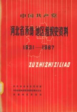 中国共产党河北省承德地区组织史资料 河北省承德地区政权系统组织史资料 河北省承德地区军事系统组织史资料 河北省承德地区统一战线系统组织史资料 河北省承德地区群众团体系统组织史资料 1931-