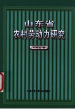山东省农村劳动力研究
