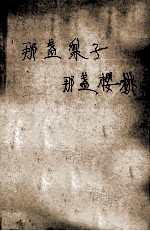 那盏梨子 那盏樱桃