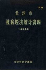 长沙市社会经济统计资料 1983年