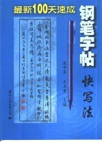 最新100天速成钢笔字帖 快写法