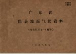 广东省崖县地面气候资料 1958.11-1970