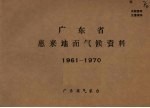 广东省惠来地面气候资料 1961-1970