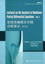 Lectures on the analysis of nonlinear partial differential equations Volume 4 = 非线性偏微分方程分析讲义 第四卷