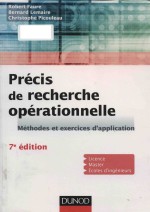 Précis de recherche opérationnelle: méthodes et exercices d'application 7e Edition