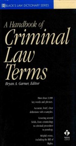 A Handbook of Criminal Law Terms