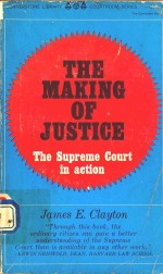 THE MAKING OF JUSTICE