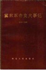 冀东革命史大事记 1919-1949