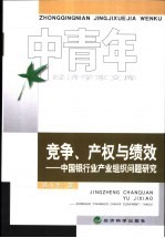 竞争、产权与绩效 中国银行业产业组织问题研究