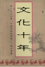 文化十年 《华人文化大会十周年纪念活动》 论文专辑