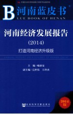 河南经济发展报告 2014 打造河南经济升级版