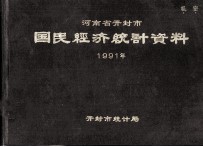 河南省开封市国民经济统计资料 1991年