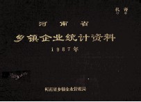 河南省乡镇企业统计 1987年