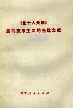 《论十大关系》是马克思主义的光辉文献