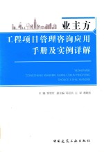 业主方工程项目管理咨询应用手册及实例详解