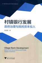 村镇银行发展 政府治理与民间资本投入