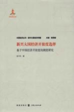 大国经济丛书 新兴大国经济开放度选择 基于中国经济开放度的测度研究