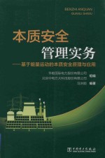 本质安全管理实务 基于能量运动的本质安全原理与应用