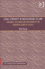 LEGAL CERTAINTY IN MULTINGUAL EU LAW LANGUAGE