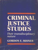 CRIMINAL JUSTICE STUDIES