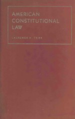 AMERICAN CONSTITUTIONAL LAW
