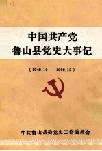 中国共产党鲁山县党史大事记 1949.10-1990.12