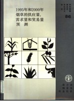 1995年和2000年烟草的供应量、需求量和贸易量预测